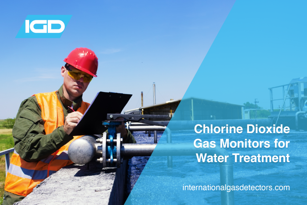 Chlorine Dioxide Gas Monitors for Water Treatment IGD